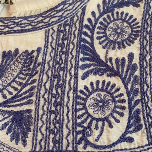 Joie embroidered flutter sleeve top - Picture 2 of 7